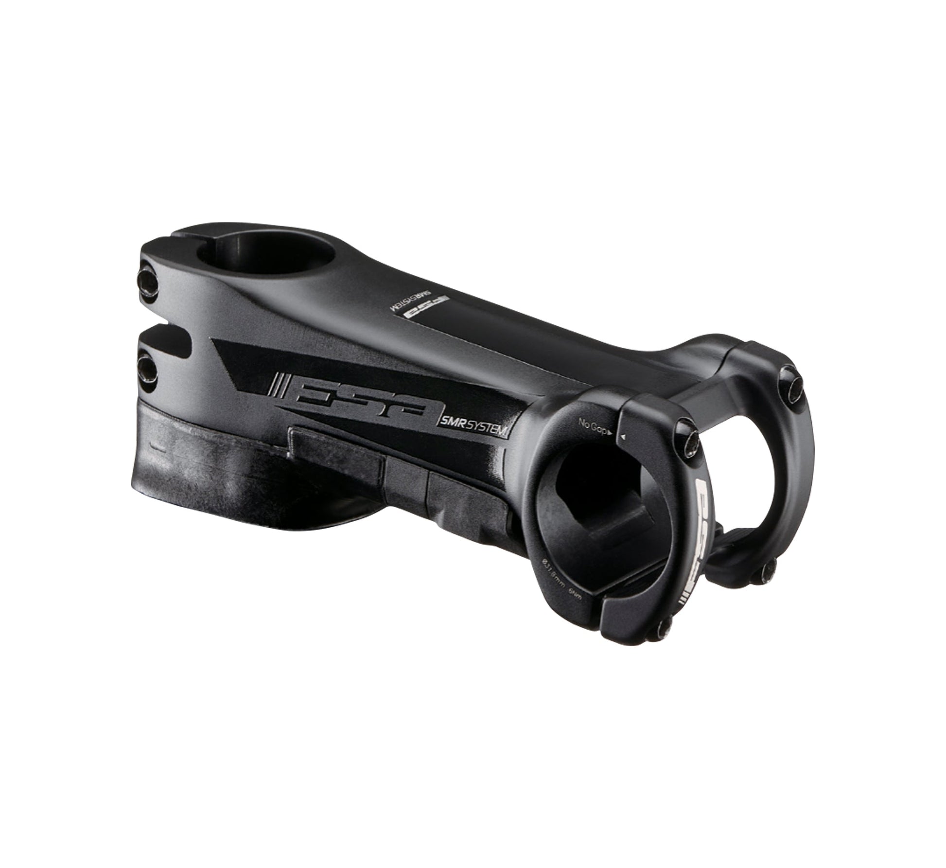 Vision SMR ACR Stem 90 Mm – Attacco Manubrio 31.8, -6°, 1 1/8, Lega Nera Per Bici Da Strada